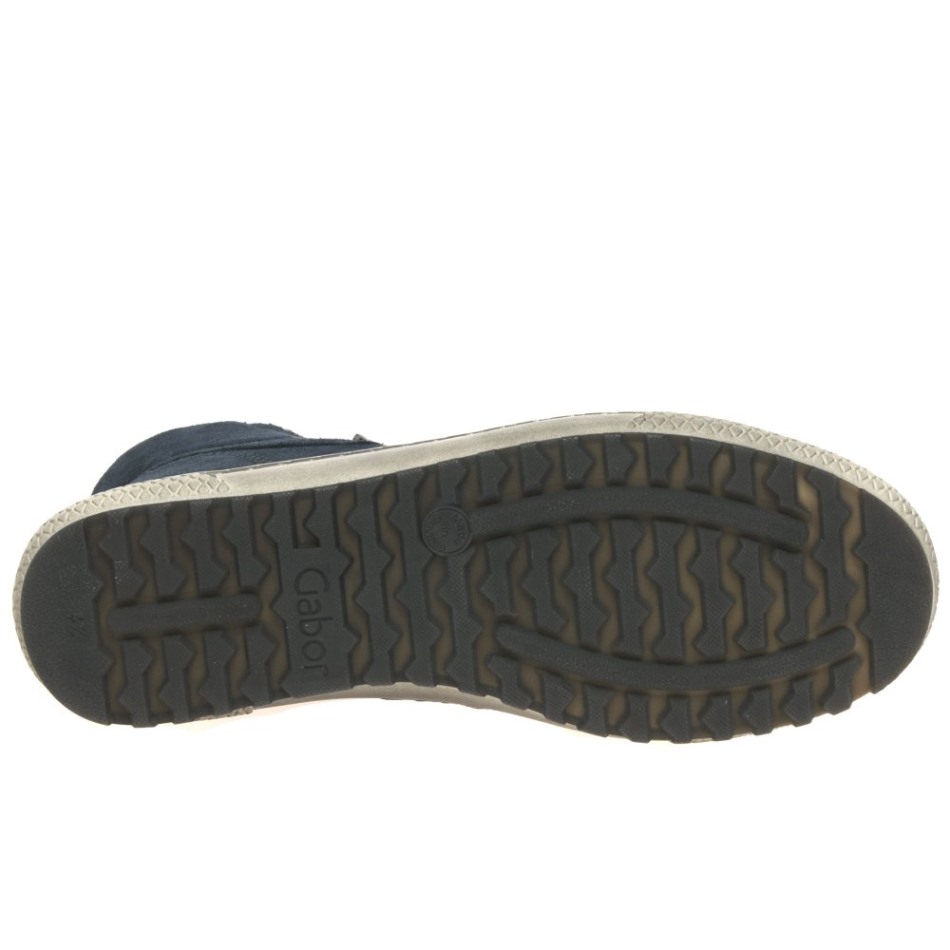 Bottines Décontractées Pour Femmes Bulner Gabor En Daim Marine | Exclusif